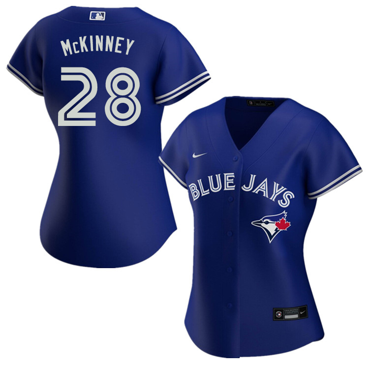 Nike Women #28 Billy McKinney Toronto Blue Jays Baseball Jerseys Sale-Blue